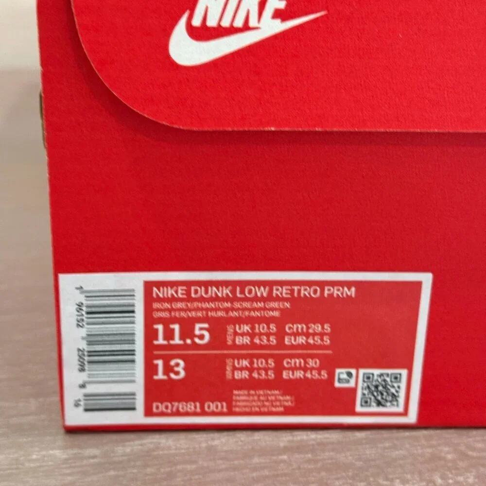 Nike Dunk Low Iron Gray Scream Green ‘Halloween’ 2022